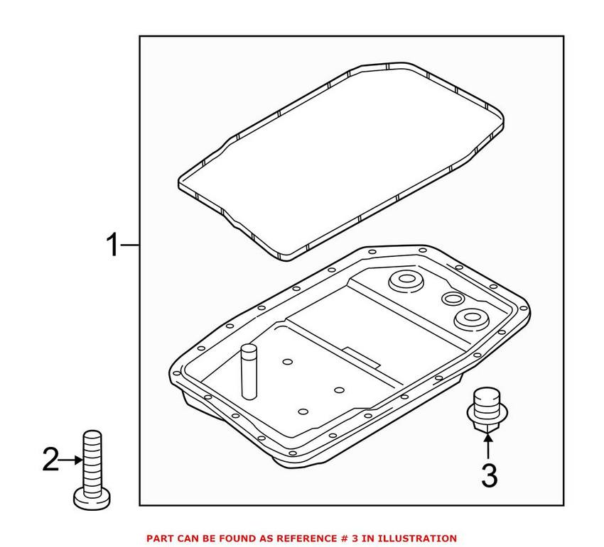 BMW Auto Trans Drain Plug 28107842383